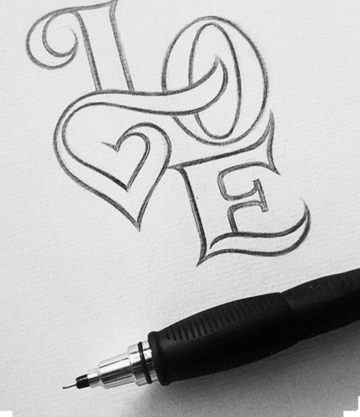 Надписи ручкой