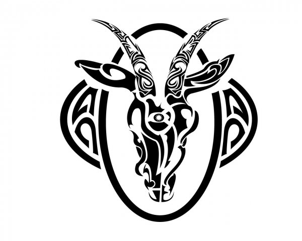 Тату Телец Полинезия