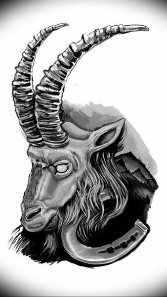 Тату Козерог