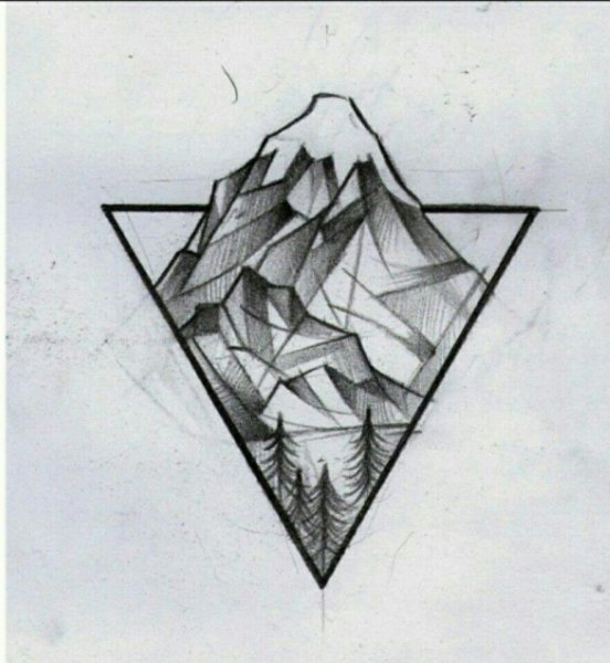 Тату геометрия эскизы