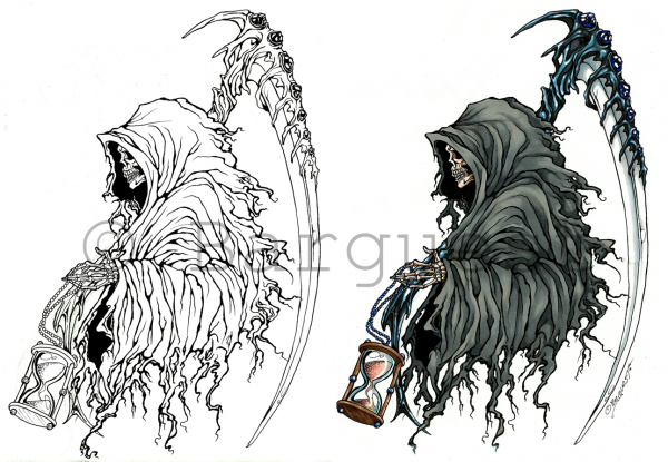 Скетч смерть с косой