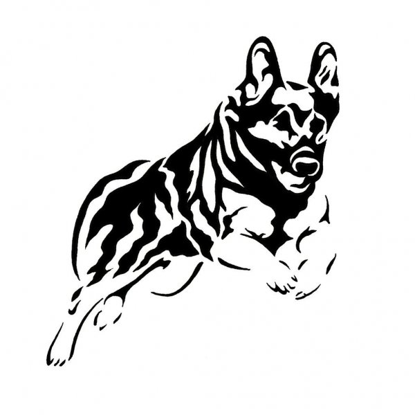 Тату бультерьер эскизы