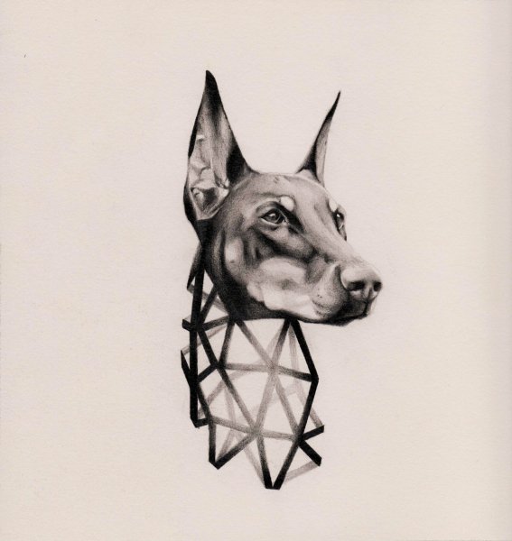 Логотип злая собака