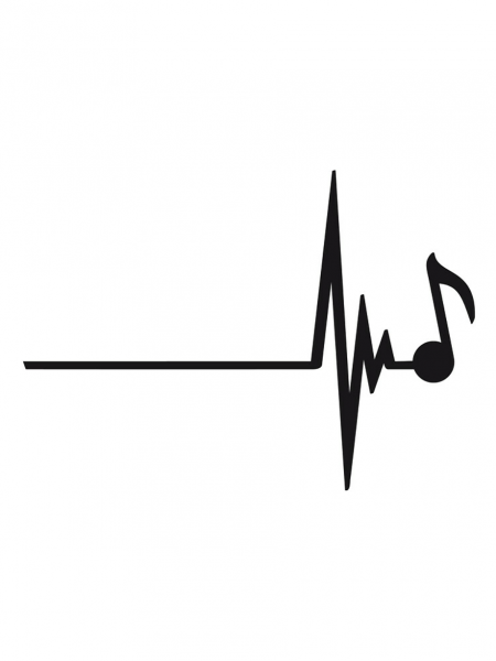 Тату пульс эскиз