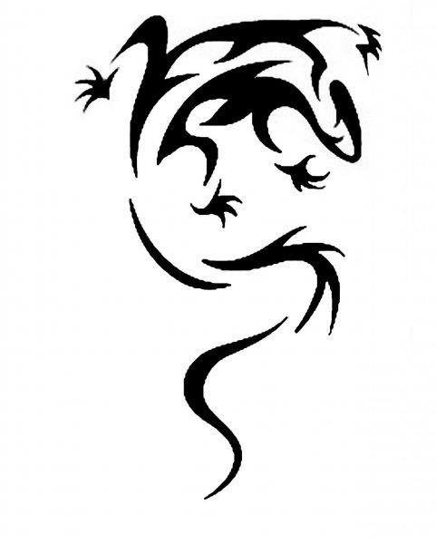 Татуировки на белом фоне