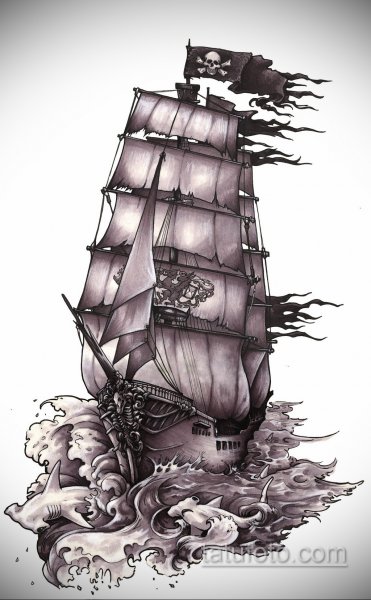 Корабль эскиз