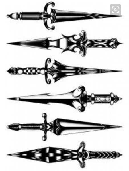 Кинжал эскиз