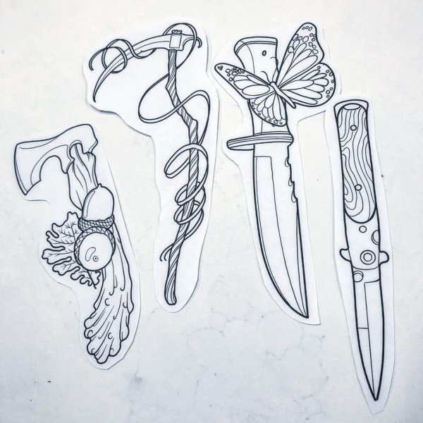 Кинжал эскиз