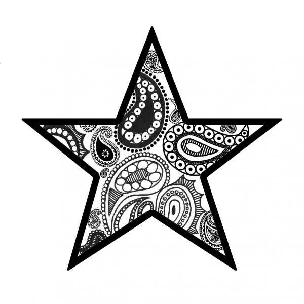 Звезда эскиз
