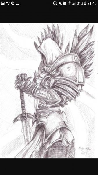 Архангел эскиз