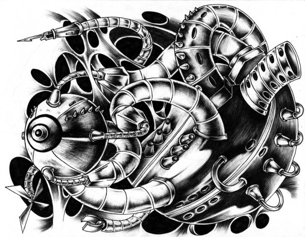 Био био Татуировки био механика