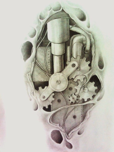 Тату эскизы органика и биомеханика