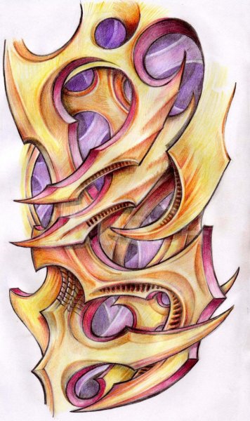 Биомеханика тату эскизы