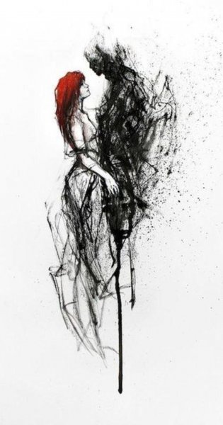 Роза в руке арт