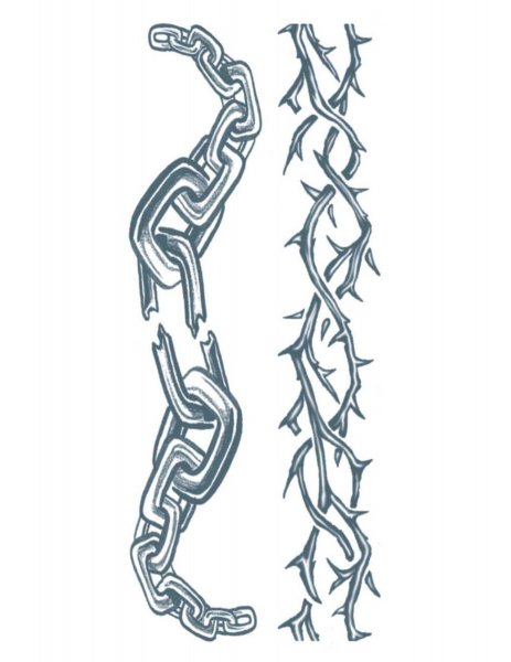 Тату цепочка
