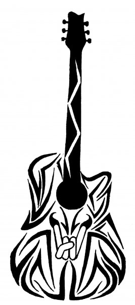 Стилизация гитары