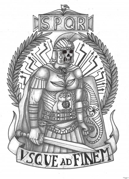 Афина Паллада тату