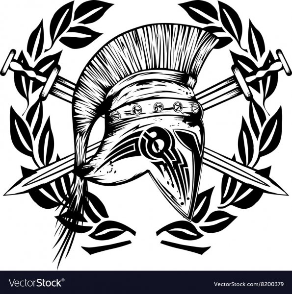 Римский Центурион тату эскиз