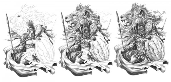 Римский легионер эскиз