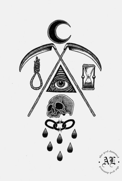 Эскизы тату оккультизм
