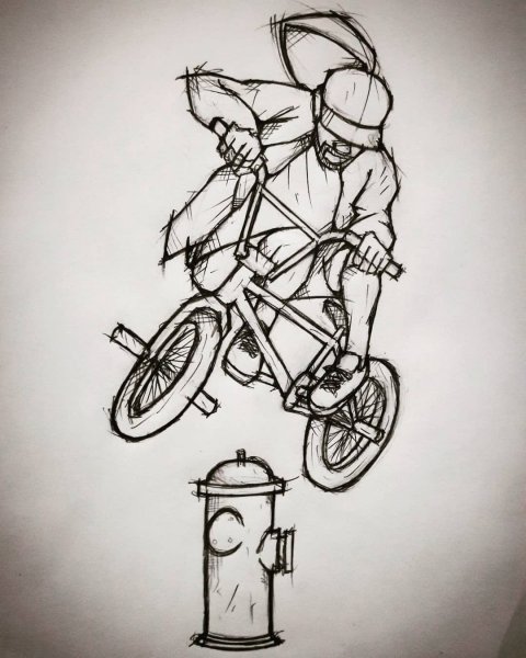 Бмх тату эскиз