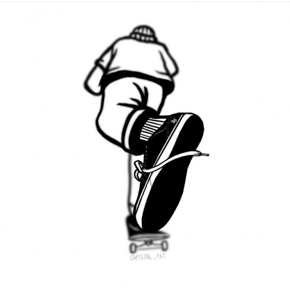 Эскизы скейтбординга