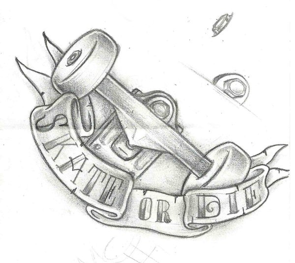 Татуировки скейтеров эскизы