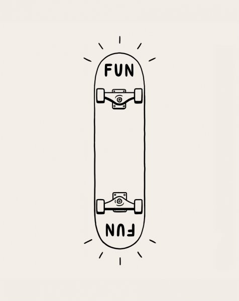 Тату скейтборд эскизы