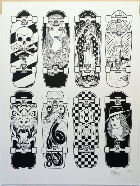 Скейтборд эскиз