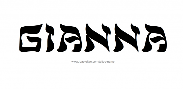 Тату имя Анна эскизы