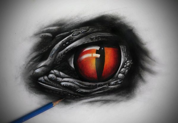 Глаз тату эскиз