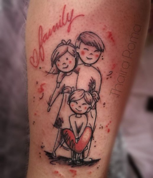 Тату семья
