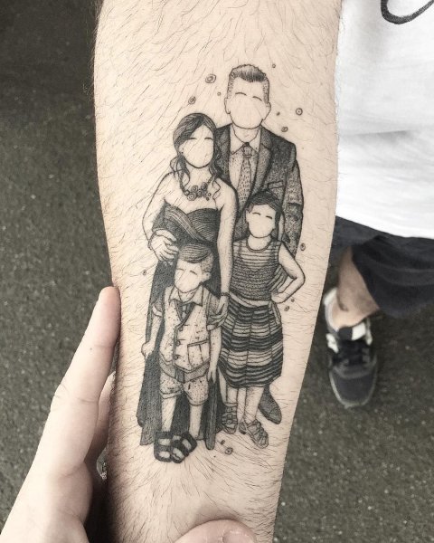 Идеи для семейных тату