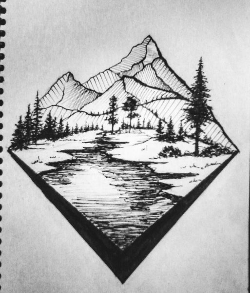 Эскиз гор