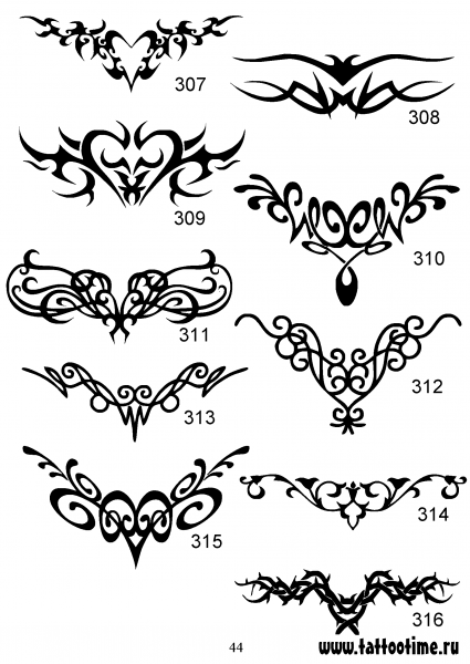Татуировки эскизы интимные