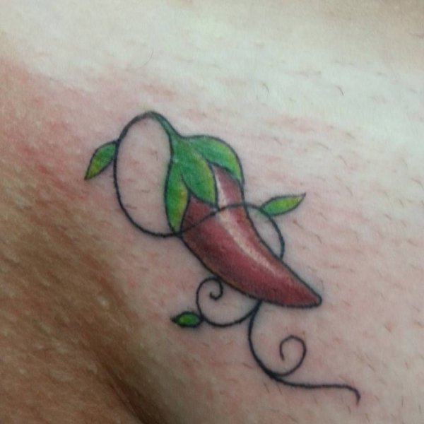 Тату на интимных местах женские