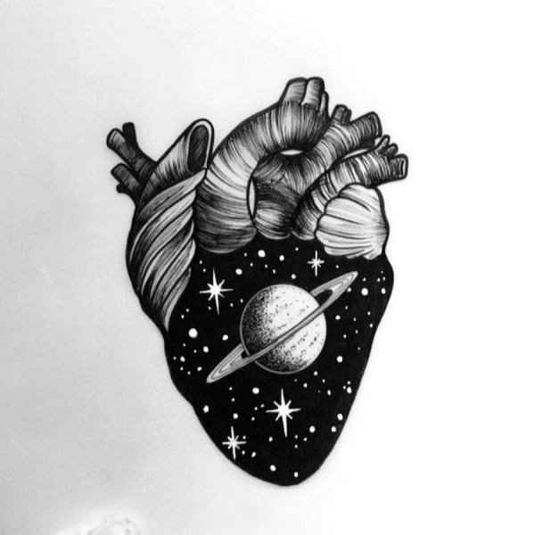 Космические тату эскизы