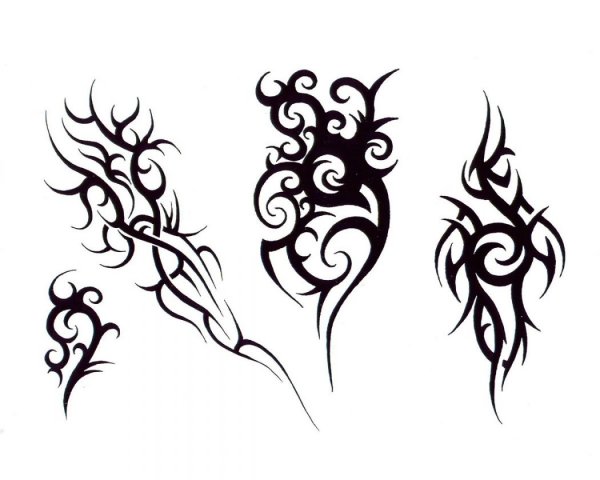 Трайбл тату эскизы