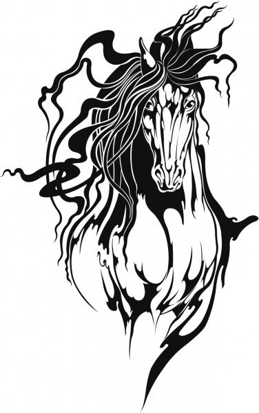 Лошадь в стиле трайбл