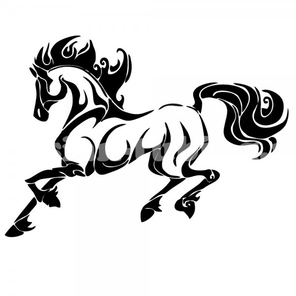 Стилизованный конь