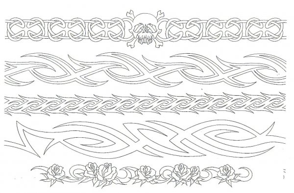 Контурные узоры