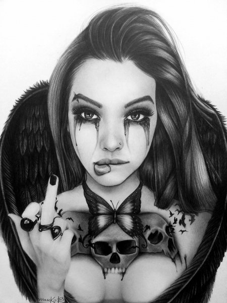 Стиль рисования Готика