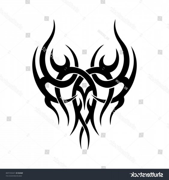 Тату черно белое для мужчин