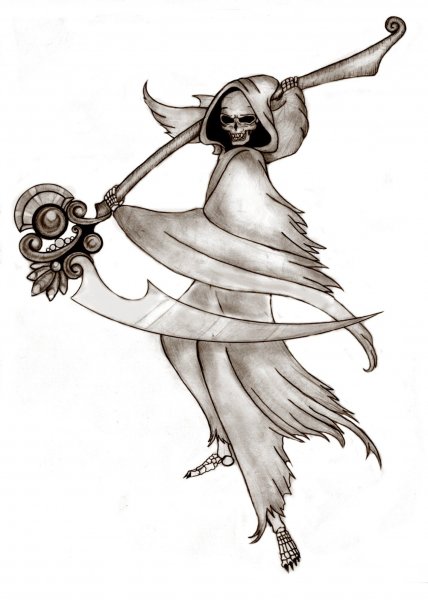 Готические тату эскизы