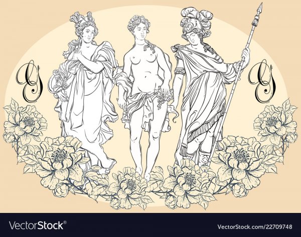 Стилизованные античные герои