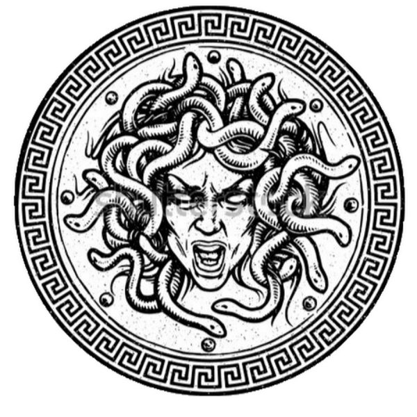 Медуза Горгона на щите Афины