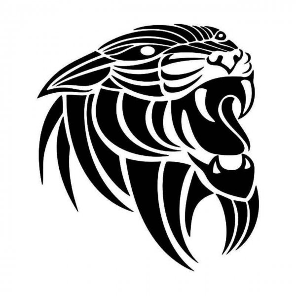 Тигр трайбл эскиз
