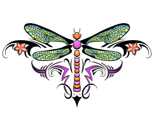 Стрекоза орнамент