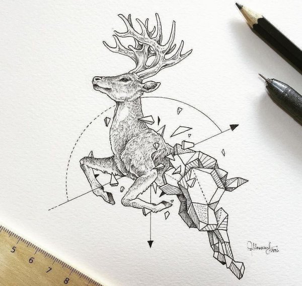 Скетчи на бумаге