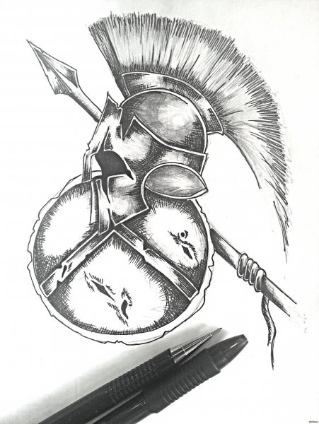 Тату Спартак Гладиатор эскизы